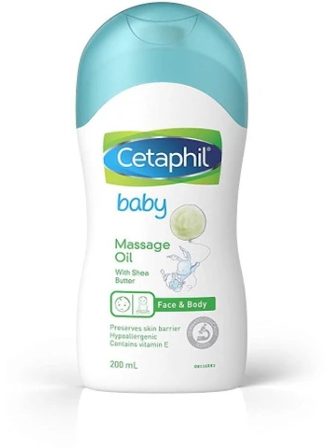 Cetaphil Baby Massage Oil 200ml & Baby Shampoo-200 Ml - Image 2